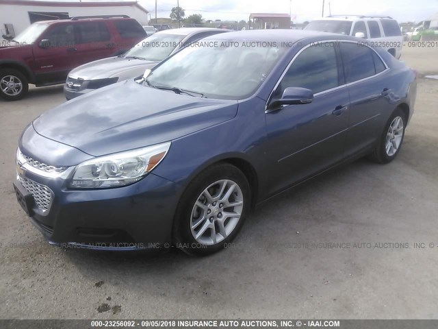 1G11C5SL5EF131227 - 2014 CHEVROLET MALIBU 1LT BLUE photo 2