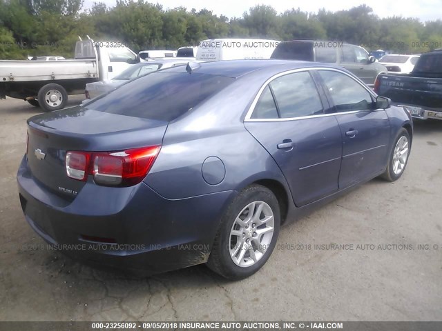1G11C5SL5EF131227 - 2014 CHEVROLET MALIBU 1LT BLUE photo 4