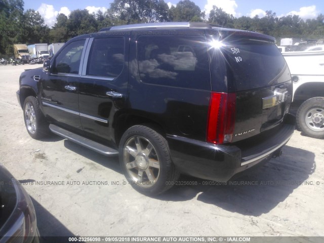 1GYFK63897R307921 - 2007 CADILLAC ESCALADE LUXURY BLACK photo 3