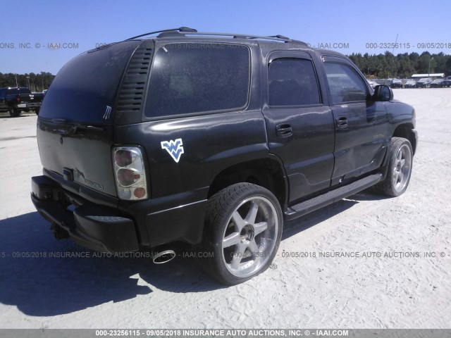 1GKEK63U21J159765 - 2001 GMC DENALI BLACK photo 4