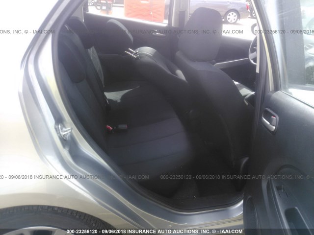 JM1DE1KYXE0175214 - 2014 MAZDA MAZDA2 SPORT SILVER photo 8