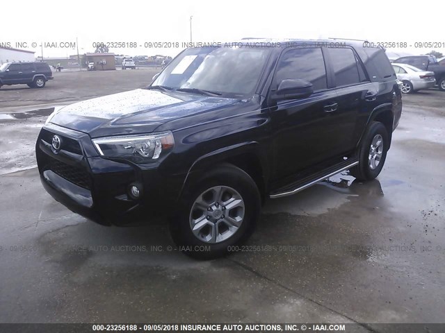 JTEZU5JR3F5087129 - 2015 TOYOTA 4RUNNER SR5/LIMITED BLACK photo 2