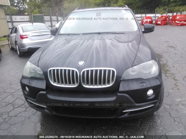 5UXFE835X9L169549 - 2009 BMW X5 XDRIVE48I BLACK photo 6