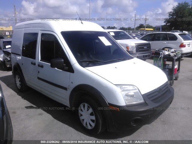 NM0LS6AN3AT042468 - 2010 FORD TRANSIT CONNECT XL WHITE photo 1