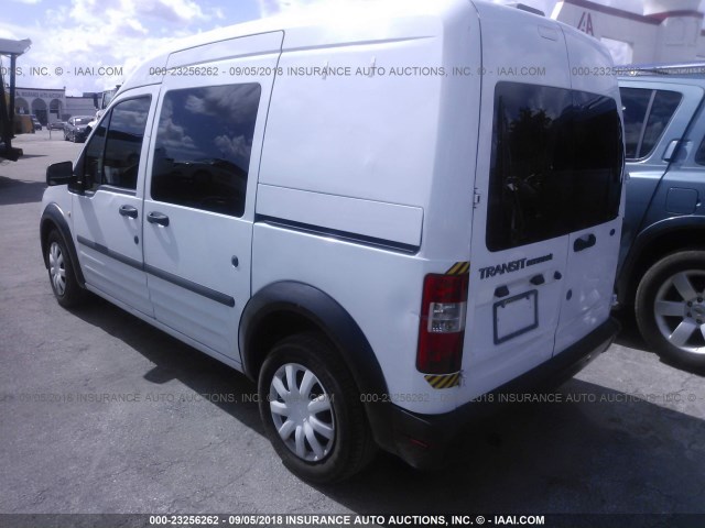 NM0LS6AN3AT042468 - 2010 FORD TRANSIT CONNECT XL WHITE photo 3