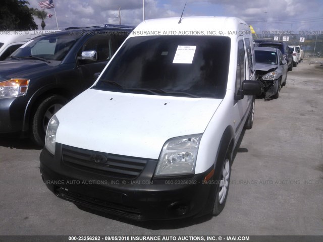 NM0LS6AN3AT042468 - 2010 FORD TRANSIT CONNECT XL WHITE photo 6