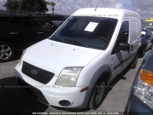 NM0LS7BN9CT078446 - 2012 FORD TRANSIT CONNECT XLT WHITE photo 2