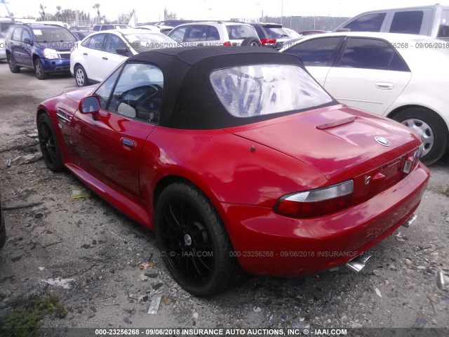 4USCJ3325WLC11465 - 1998 BMW Z3 2.8 RED photo 3