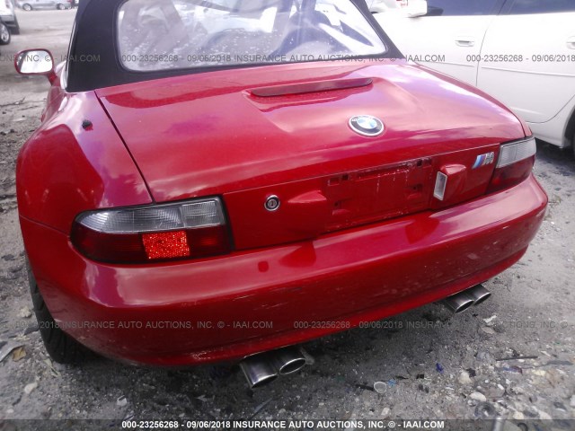 4USCJ3325WLC11465 - 1998 BMW Z3 2.8 RED photo 6