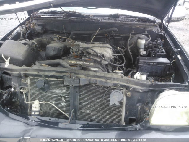 5TBRN34142S245518 - 2002 TOYOTA TUNDRA ACCESS CAB SR5 BLACK photo 10