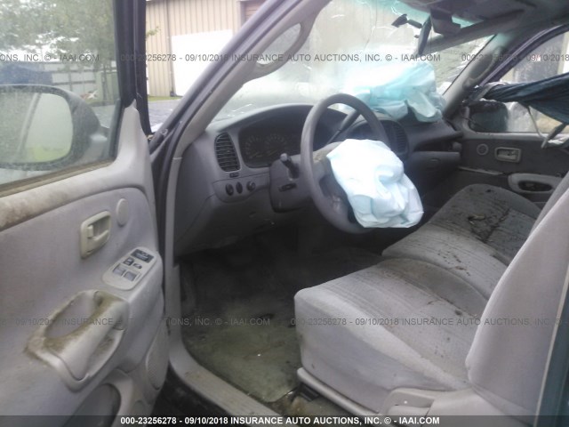 5TBRN34142S245518 - 2002 TOYOTA TUNDRA ACCESS CAB SR5 BLACK photo 5