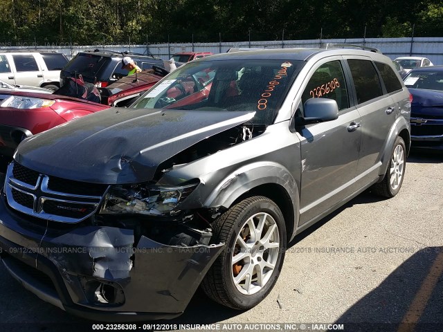 3C4PDCDG5DT516567 - 2013 DODGE JOURNEY CREW GRAY photo 2