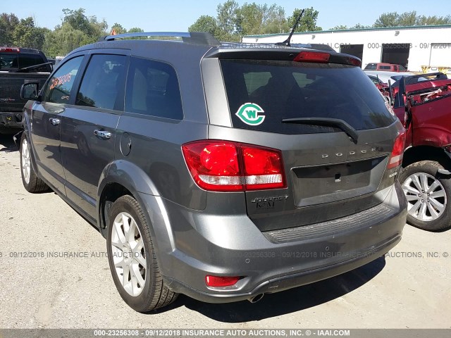 3C4PDCDG5DT516567 - 2013 DODGE JOURNEY CREW GRAY photo 3