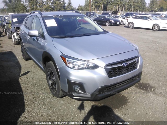 JF2GTADC4JH339803 - 2018 SUBARU CROSSTREK PREMIUM SILVER photo 1