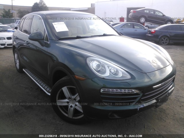 WP1AA2A27CLA09910 - 2012 PORSCHE CAYENNE GREEN photo 1