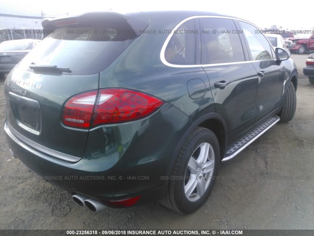 WP1AA2A27CLA09910 - 2012 PORSCHE CAYENNE GREEN photo 4