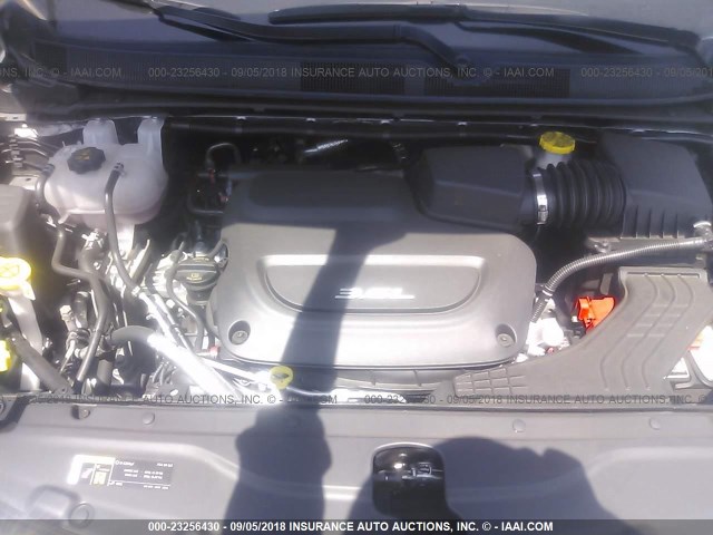 2C4RC1BG3JR163327 - 2018 CHRYSLER PACIFICA TOURING L Մոխրագույն լուսանկար 10