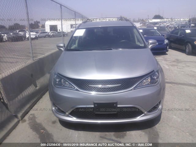 2C4RC1BG3JR163327 - 2018 CHRYSLER PACIFICA TOURING L Մոխրագույն լուսանկար 6