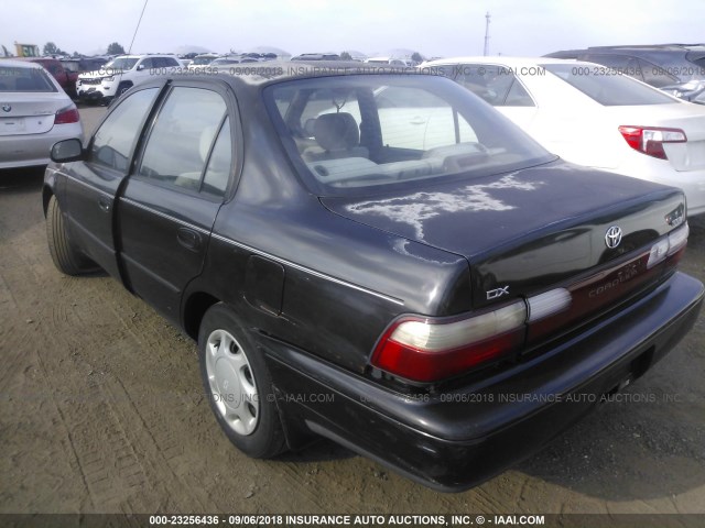 2T1BB02E2VC193633 - 1997 TOYOTA COROLLA DX BLACK photo 3