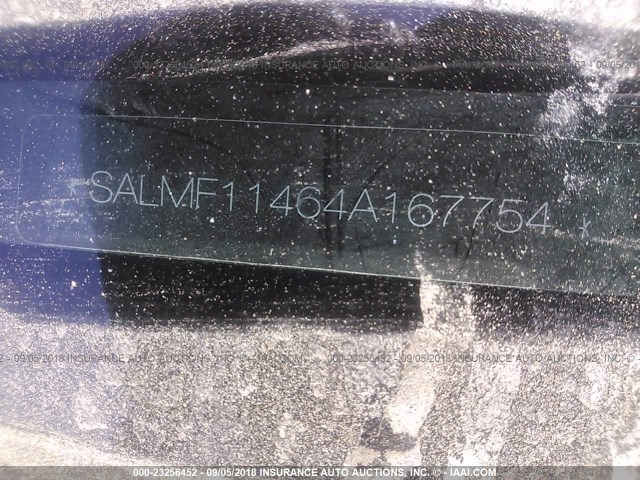 SALMF11464A167754 - 2004 LAND ROVER RANGE ROVER HSE BLACK photo 9