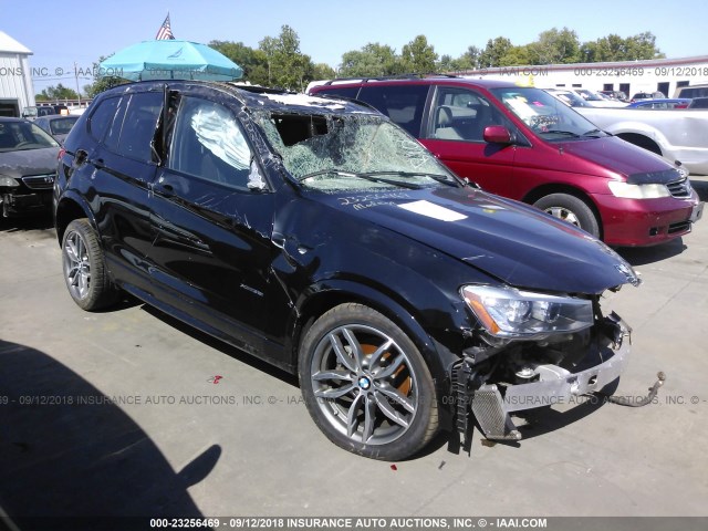 5UXWX7C59G0S17657 - 2016 BMW X3 XDRIVE35I BLACK photo 1