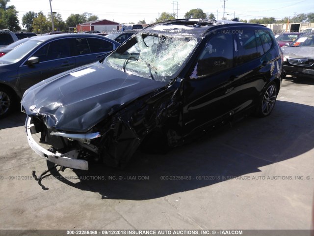 5UXWX7C59G0S17657 - 2016 BMW X3 XDRIVE35I BLACK photo 2