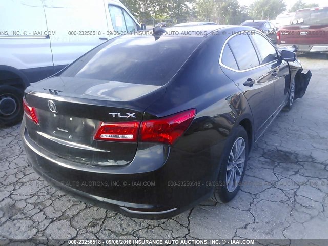 19UUB1F58JA001883 - 2018 ACURA TLX TECH BLACK photo 4