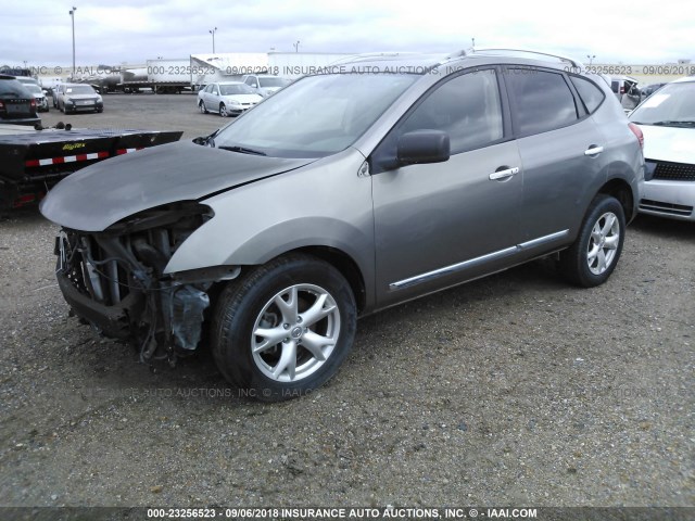 JN8AS5MT5BW565798 - 2011 NISSAN ROGUE S/SV/KROM GRAY photo 2