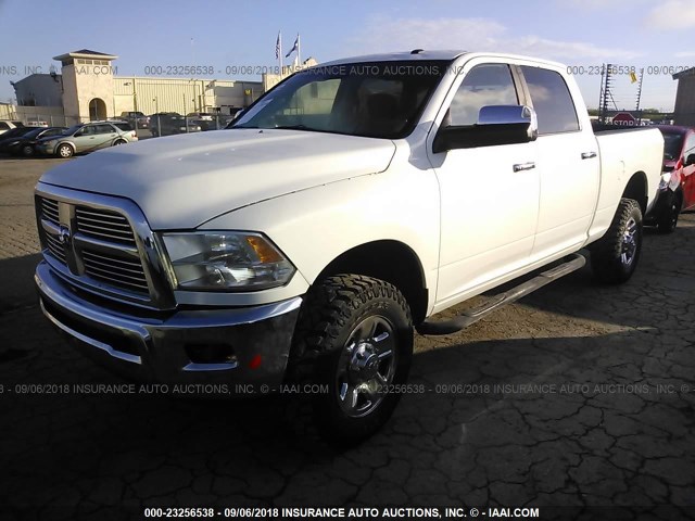 3C6TR5DT2EG211912 - 2014 RAM 2500 SLT WHITE photo 2