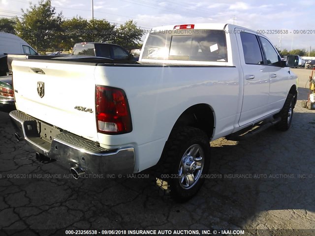 3C6TR5DT2EG211912 - 2014 RAM 2500 SLT WHITE photo 4
