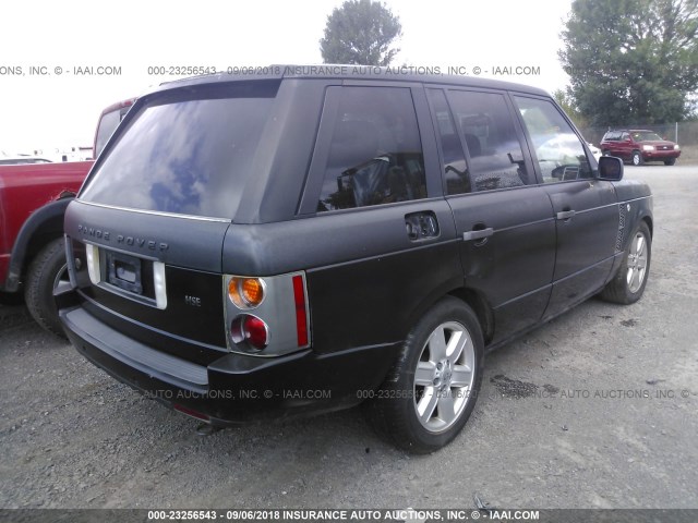 SALMB11413A111196 - 2003 LAND ROVER RANGE ROVER HSE BLACK photo 4