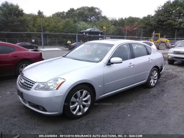 JNKAY01F76M253915 - 2006 INFINITI M35 SPORT SILVER photo 2