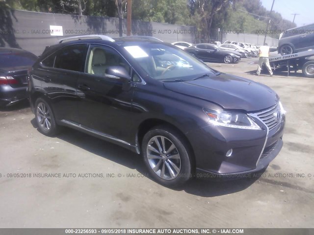 JTJBC1BA1E2453841 - 2014 LEXUS RX 450 BROWN photo 1