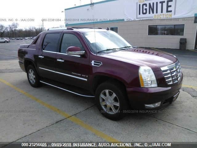 3GYFK62837G124063 - 2007 CADILLAC ESCALADE EXT RED photo 1