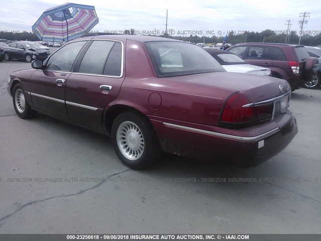 2MEFM75WX2X660621 - 2002 MERCURY GRAND MARQUIS LS MAROON photo 3