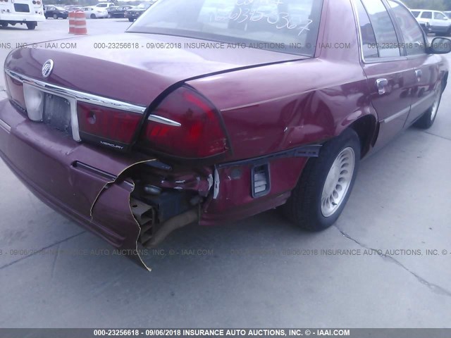 2MEFM75WX2X660621 - 2002 MERCURY GRAND MARQUIS LS MAROON photo 6