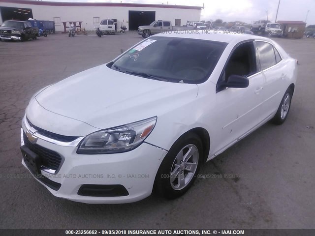 1G11B5SL2FF311821 - 2015 CHEVROLET MALIBU LS Ақ фото 2