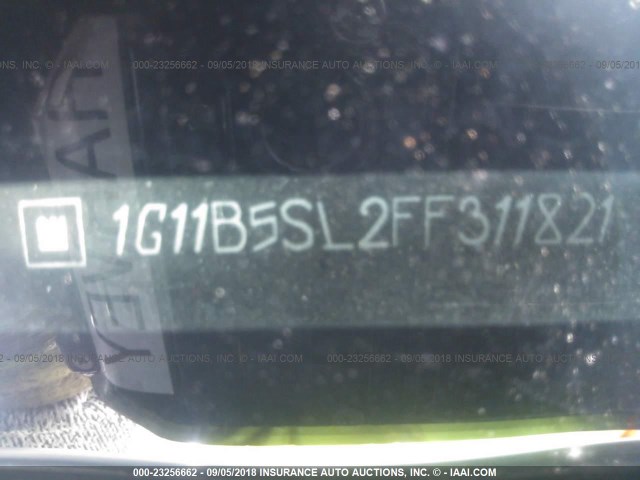 1G11B5SL2FF311821 - 2015 CHEVROLET MALIBU LS Ақ фото 9