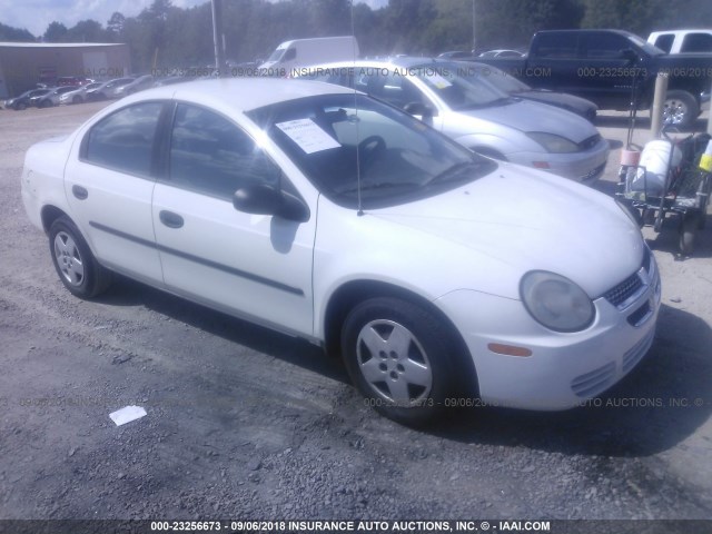 1B3ES26C74D586628 - 2004 DODGE NEON SE WHITE photo 1