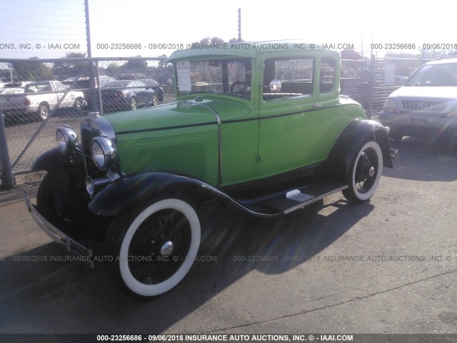 A3291785 - 1930 FORD 2 DOOR COUPE  GREEN photo 2