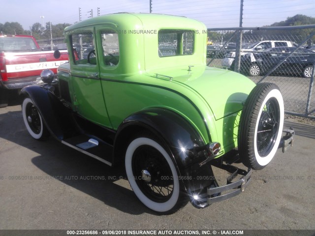 A3291785 - 1930 FORD 2 DOOR COUPE  GREEN photo 3