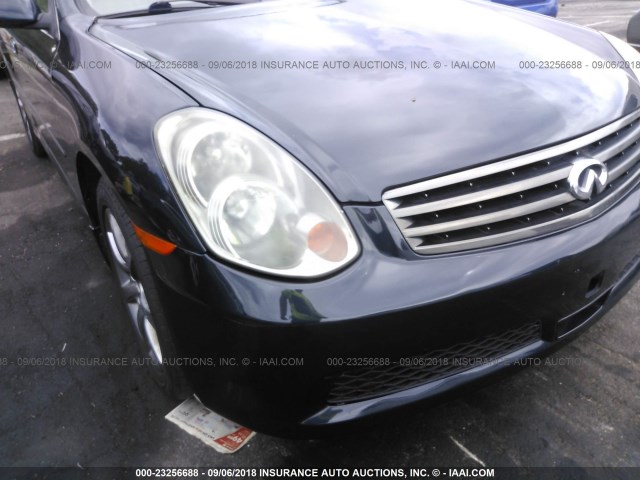 JNKCV51F86M606807 - 2006 INFINITI G35 Dark Blue photo 6