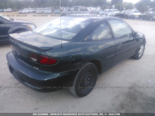 1G1JS124927129751 - 2002 CHEVROLET CAVALIER LS 绿色 照片 4