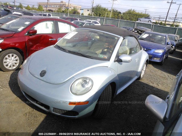 3VWRG3AL6AM005339 - 2010 VOLKSWAGEN NEW BEETLE Açıq mavi foto 2