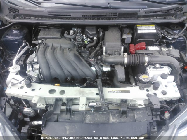 3N1CE2CPXJL359768 - 2018 NISSAN VERSA NOTE S/S PLUS/SV/SL/SR BLUE photo 10