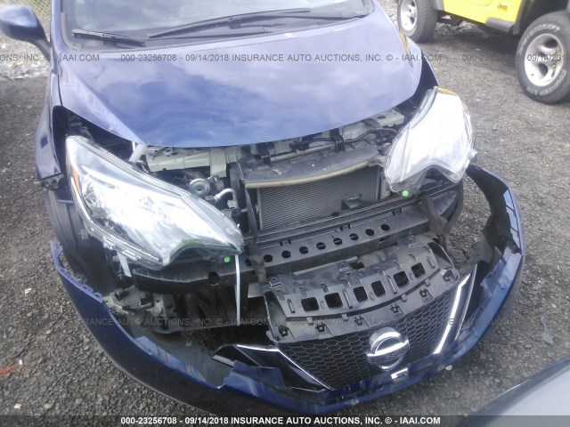 3N1CE2CPXJL359768 - 2018 NISSAN VERSA NOTE S/S PLUS/SV/SL/SR BLUE photo 6