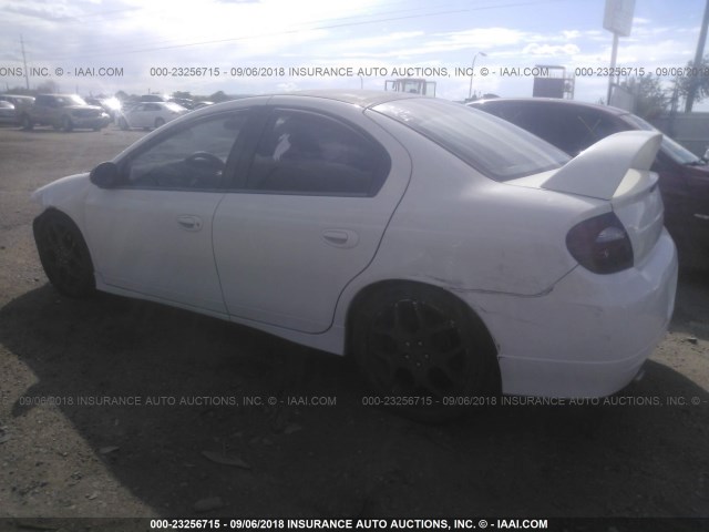 1B3ES66S65D283792 - 2005 DODGE NEON SRT-4 WHITE photo 3