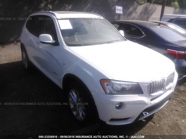 5UXWX9C53E0D12453 - 2014 BMW X3 XDRIVE28I WHITE photo 1