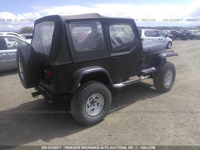 2J4FY19E5KJ158617 - 1989 JEEP WRANGLER / YJ  BLACK photo 4