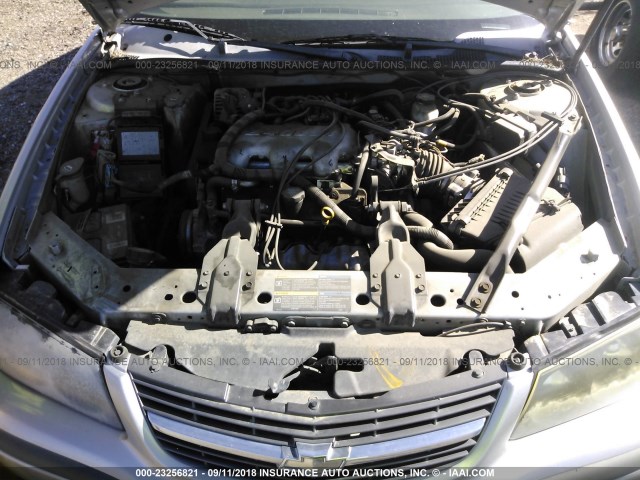 2G1WF52E759307783 - 2005 CHEVROLET IMPALA SILVER photo 10